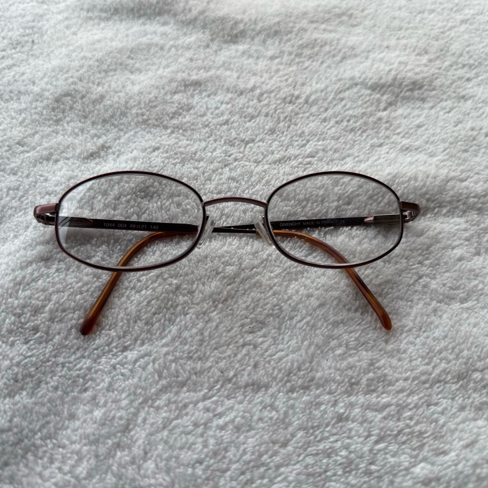Vintage Givenchy‎ Eyeglass Frames Oval Bronze 1044 004 49-21 140